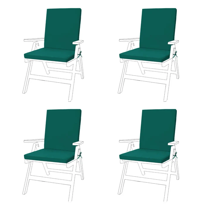 Gardenista water-resistant outdoor chair cushions