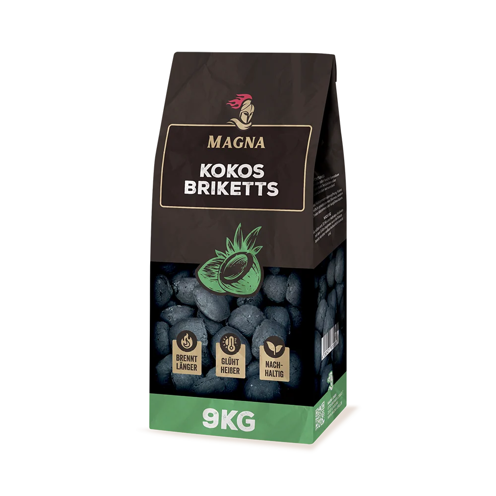 MAGNA coconut charcoal briquettes for grilling