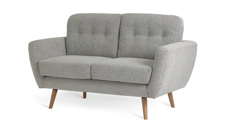 Compact two-seater sofa for furnishing a first flat