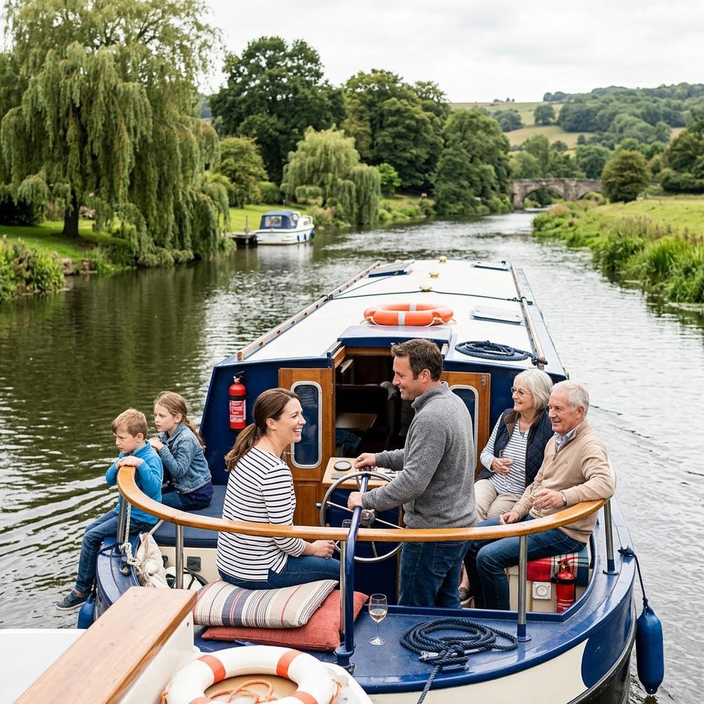 Original editorial image illustrating the Le Boat UK merchant category