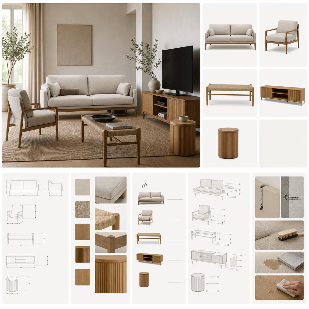 Original Tildasstore SE editorial for Swedish furniture and home furnishings