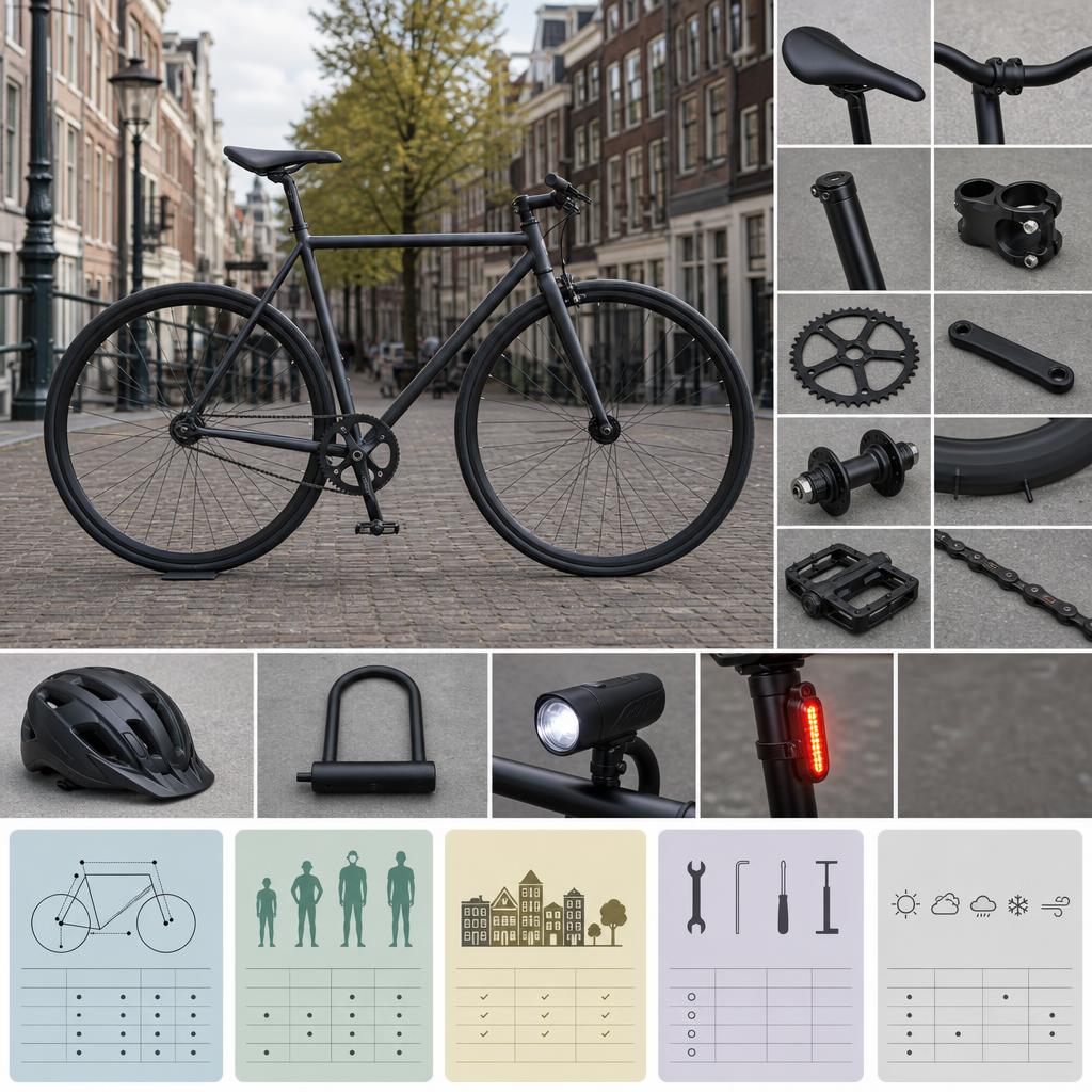Original Santafixie NL editorial for Dutch-market bicycles, components and urban cycling accessories