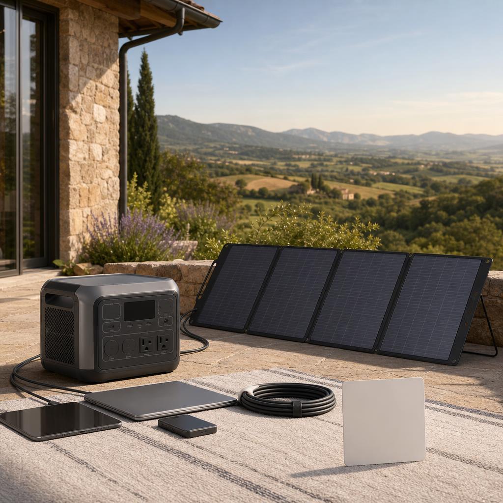 Original ALLPOWERS FR editorial for portable power stations, solar generators and solar panels for France