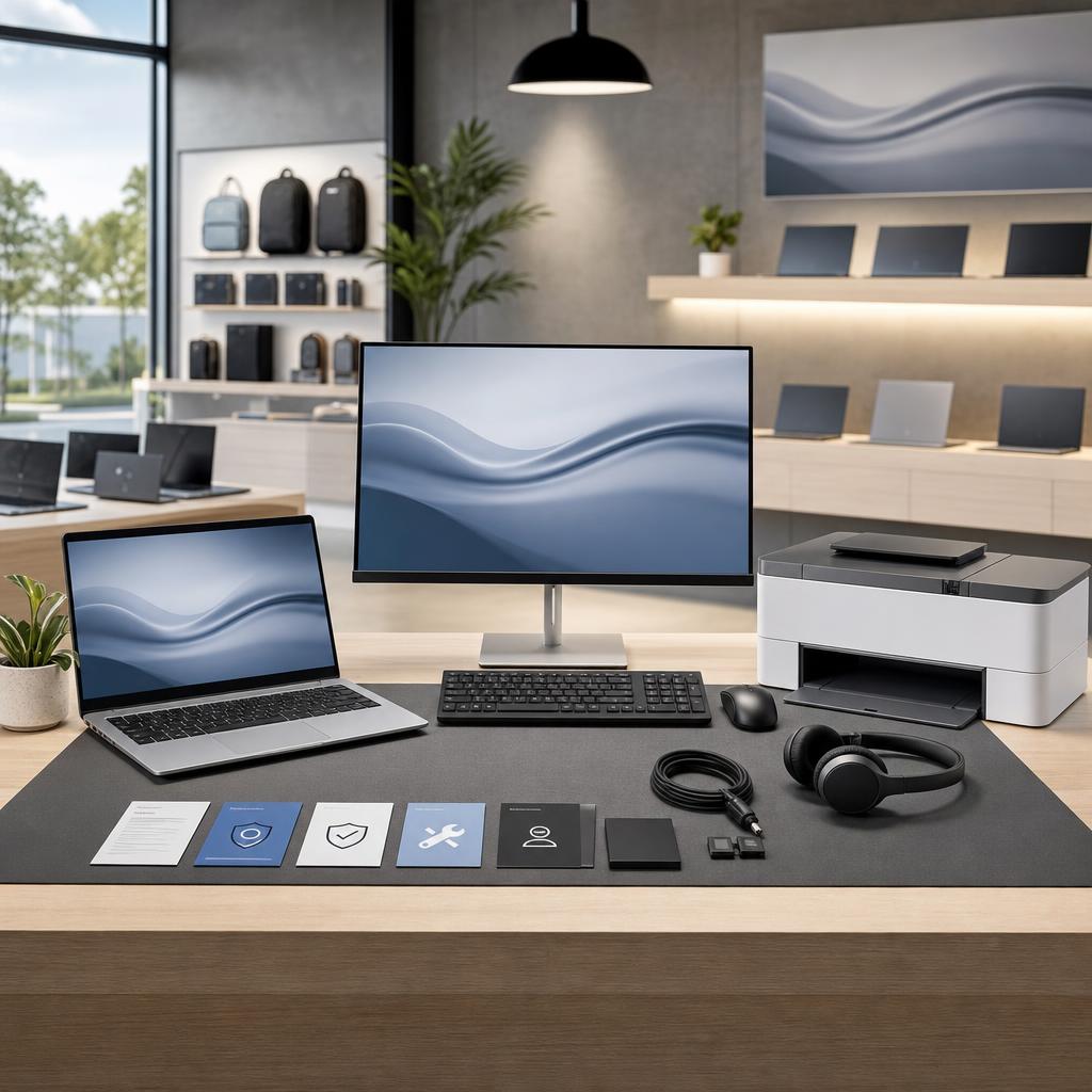 Original HP Store SE editorial for Swedish HP Store campaign for computers, displays, printers and accessories