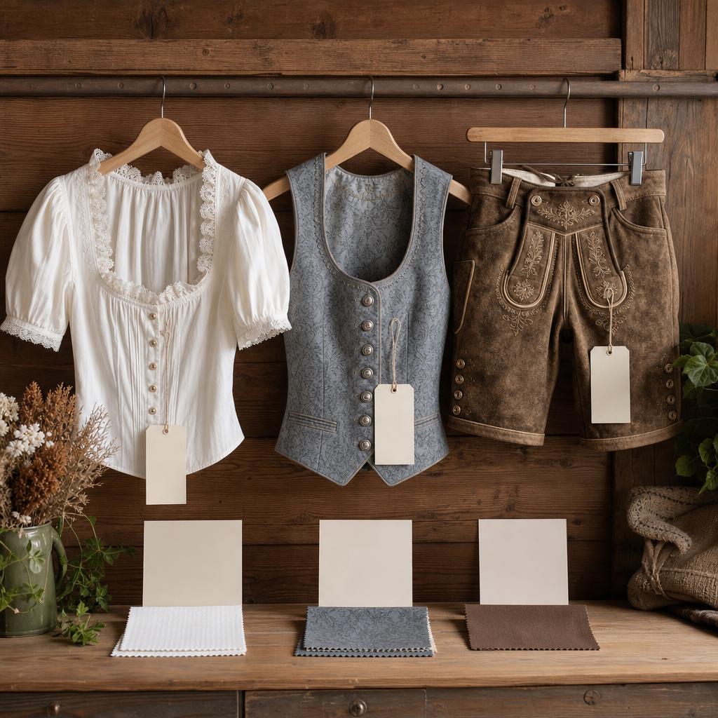 Original MOSER Trachten DE editorial for German traditional clothing for women, men and children