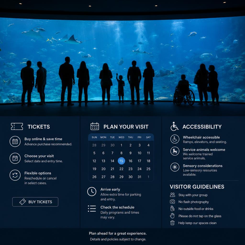 Original photographic visit-planning editorial for official SEA LIFE aquarium attraction in Bangkok