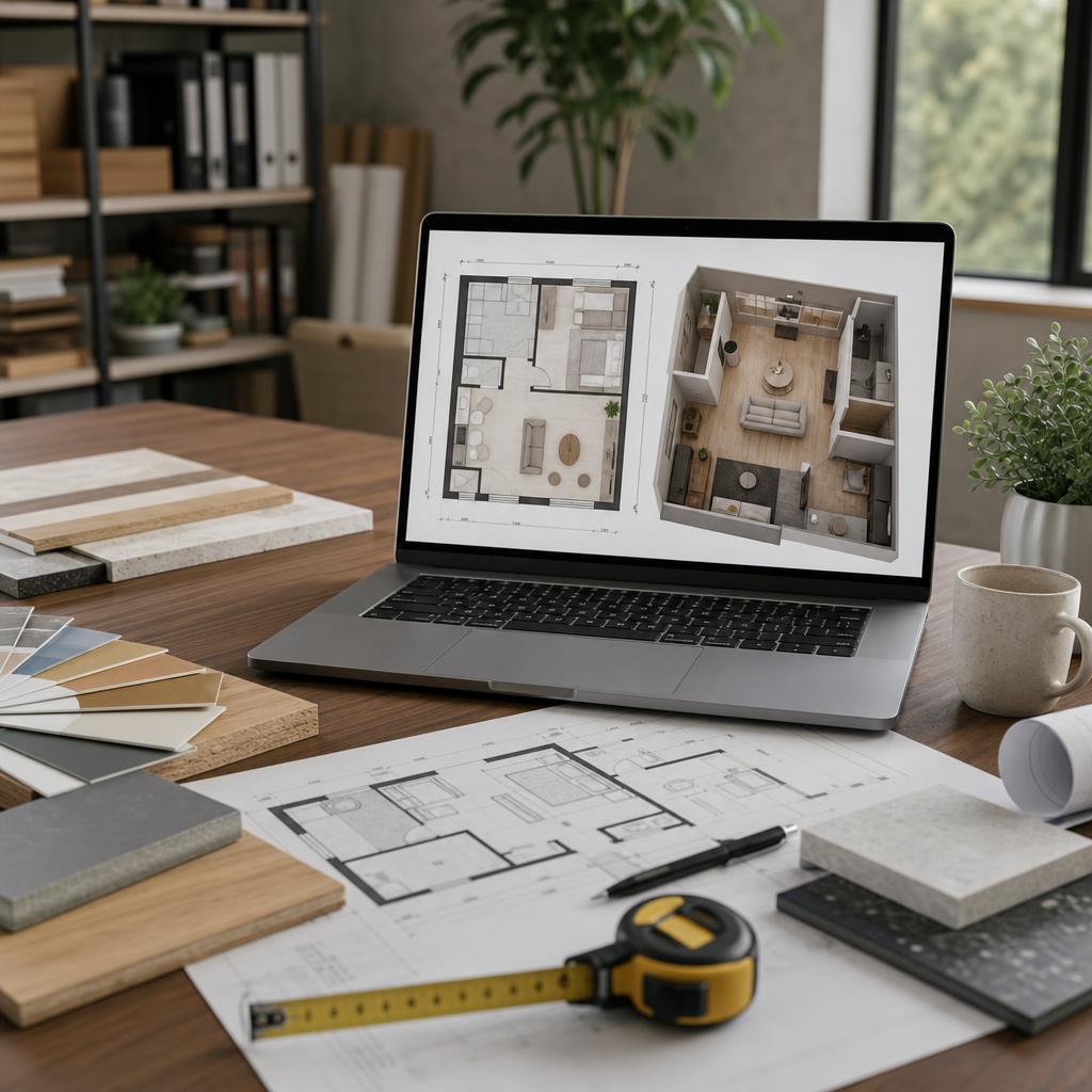 Original photographic Homestyler editorial for online 2D and 3D floor planning and interior-design software