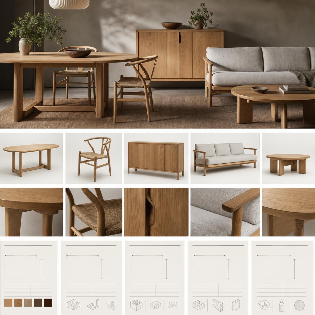 Original G.A.D SE editorial for Swedish handmade design furniture