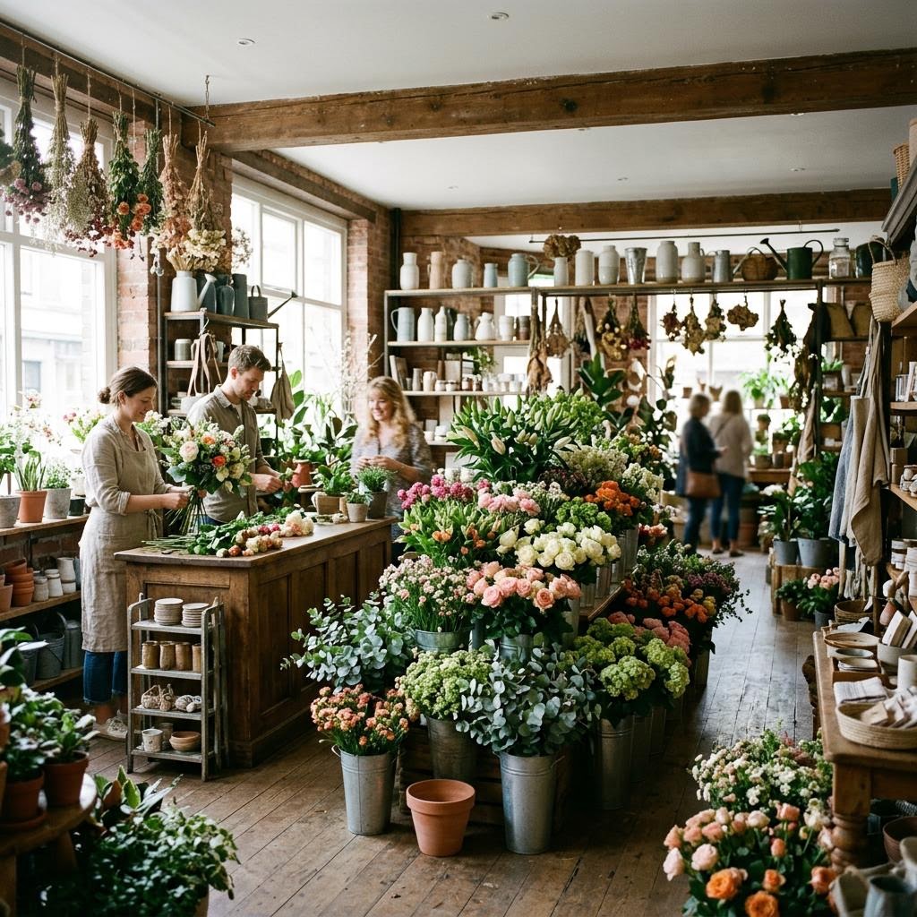Original editorial image illustrating the FLOWERFIX merchant category