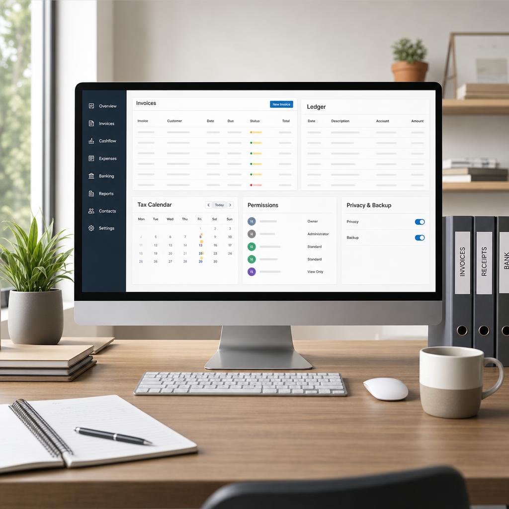 Original photographic Sage Accounting UK editorial for UK Sage Business Cloud accounting software