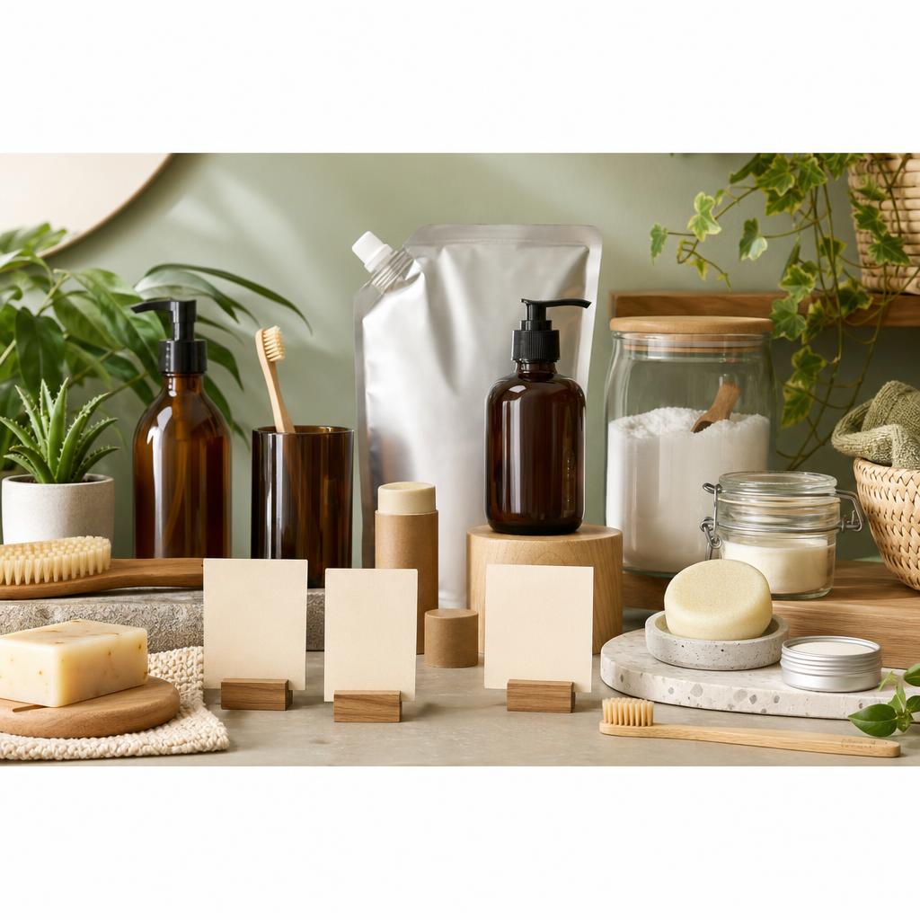 Original oecolife DE editorial for German sustainable hygiene products and plastic-free natural cosmetics