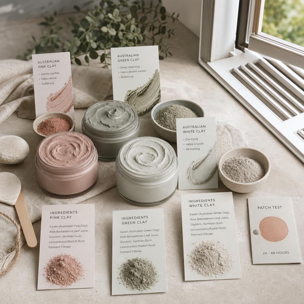 Original photographic Sand & Sky US editorial for US storefront for Australian skincare and cosmetic products
