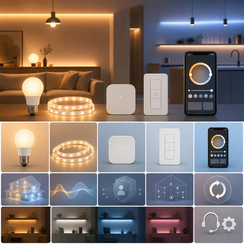 Original Philips Hue SE editorial for Swedish Philips Hue connected lighting