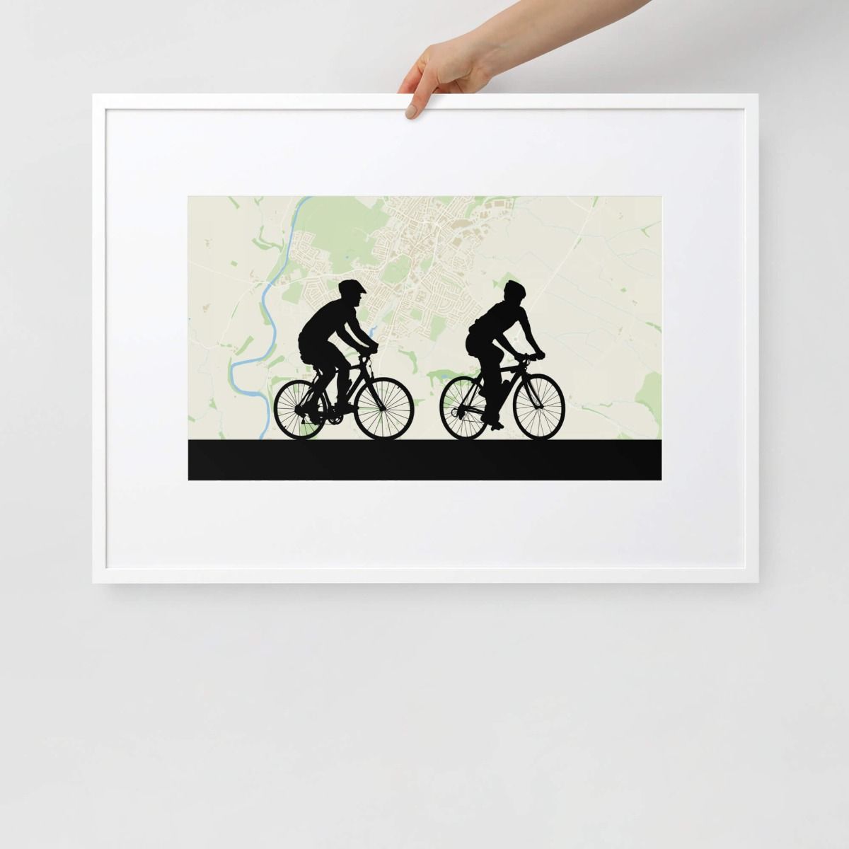 Personalised map gift from Atlas & I