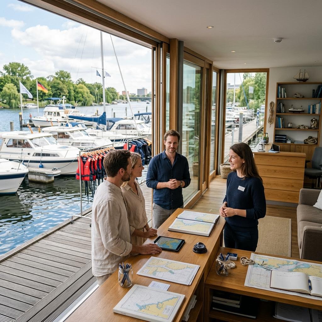 Original editorial image illustrating the Samboat DE merchant category
