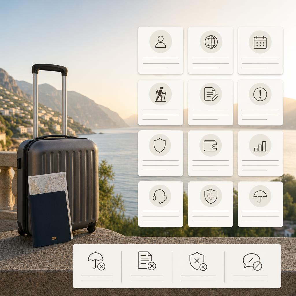 Original AXA Assistance IT editorial for Italian travel insurance policies and assistance