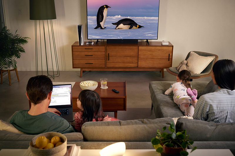 Household using Carnival Internet full-fibre broadband