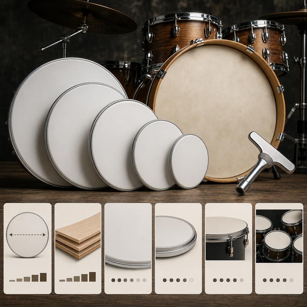 Original Unity Drum Heads UK editorial for drum heads and percussion accessories