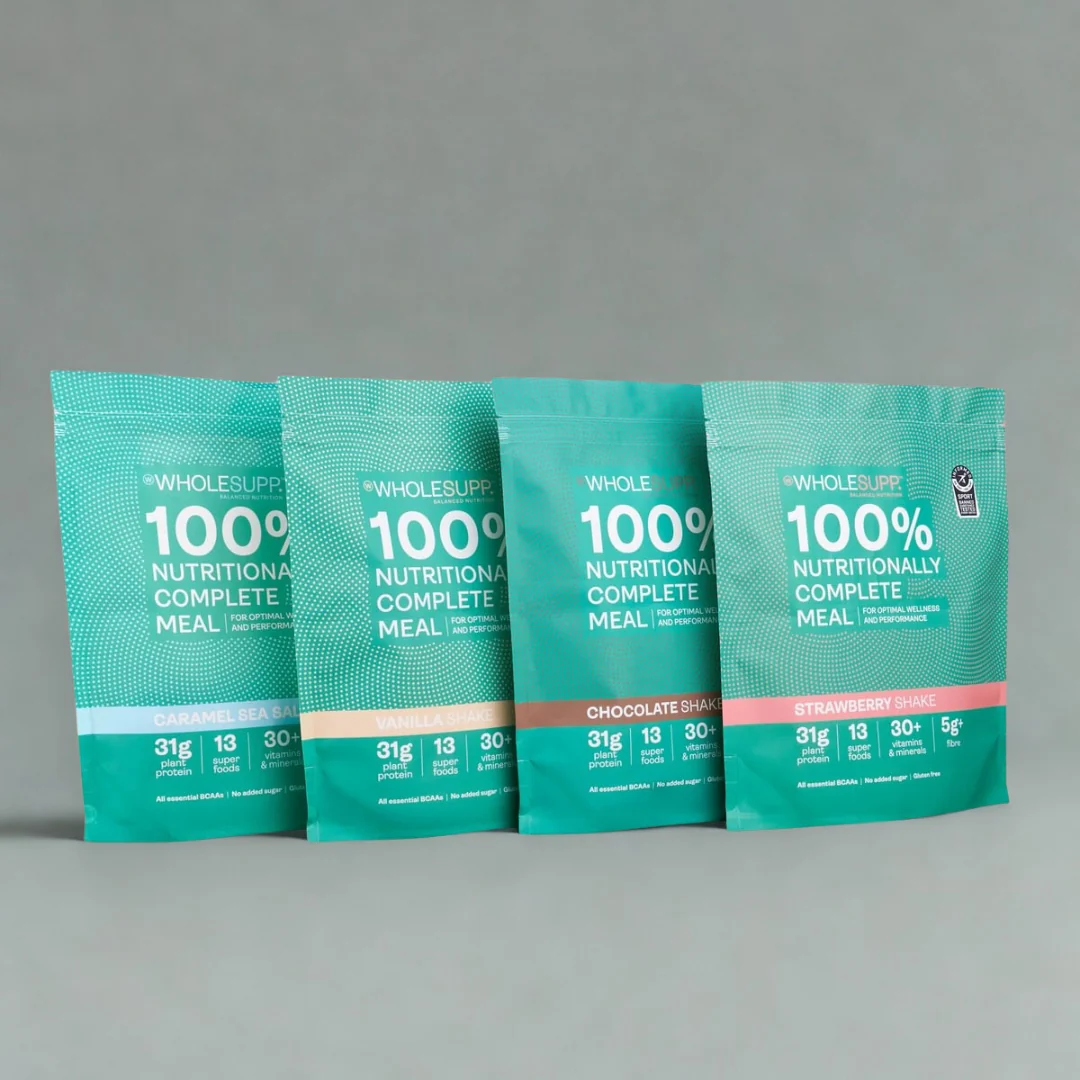 Whole Supp nutritionally complete meal shake in four flavours