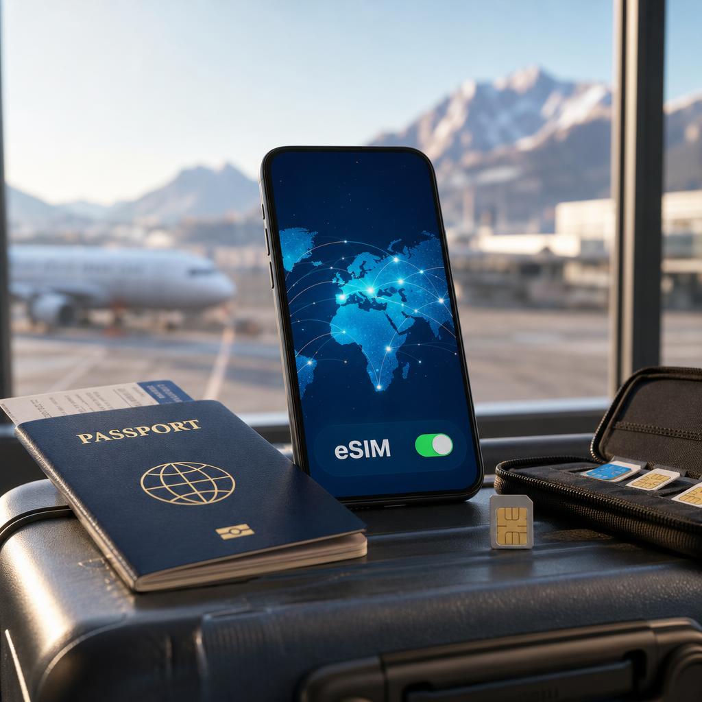 Original photographic Amigo eSIM editorial for international travel eSIM mobile-data plans