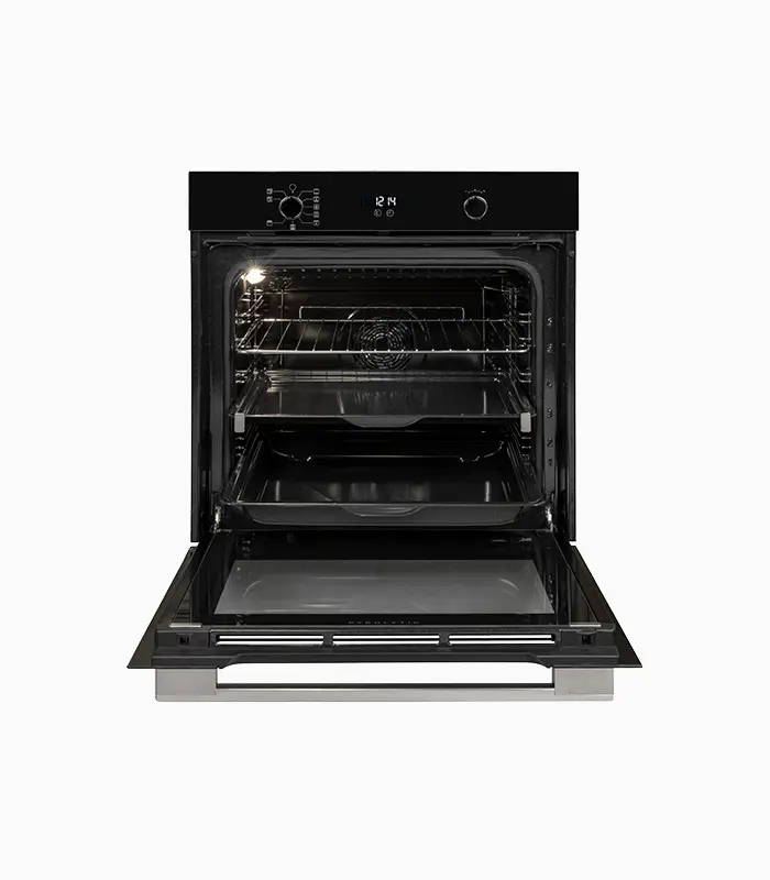 Exquisit built-in oven with open door