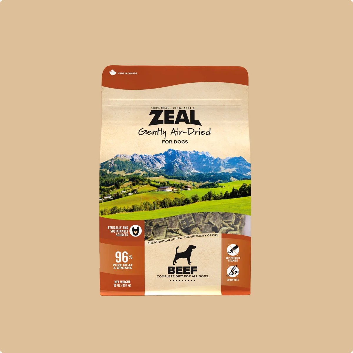 ZEAL air-dried grain-free dog food