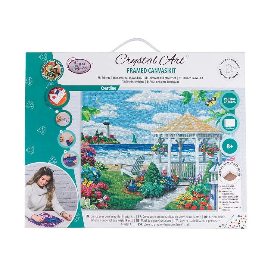 Craft Buddy crystal art canvas kit for diamond painting